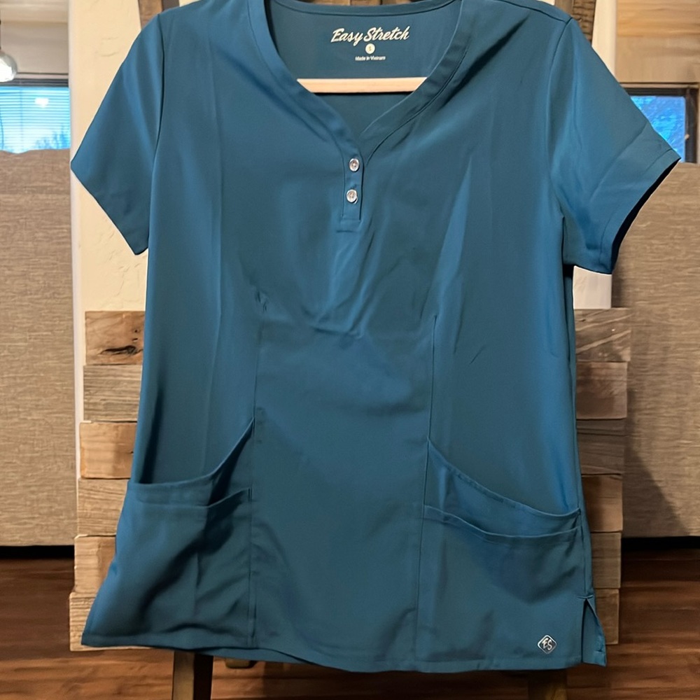 Easy STRETCH by Butter-Soft™ Lina Mitered Women's 4-Pocket V-Neck Scrub Top